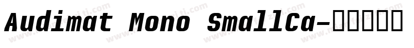 Audimat Mono SmallCa字体转换